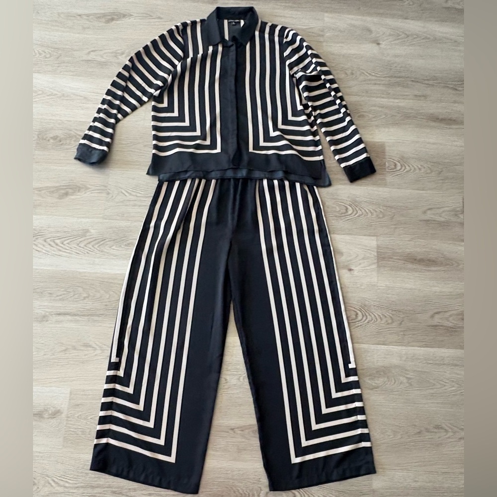 NWOT 2 pc Modern Works Pants Blouse Set